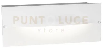 Ges2000n- segnapassi led 4000k 561lm 13w ip65 ad incasso colore bianco