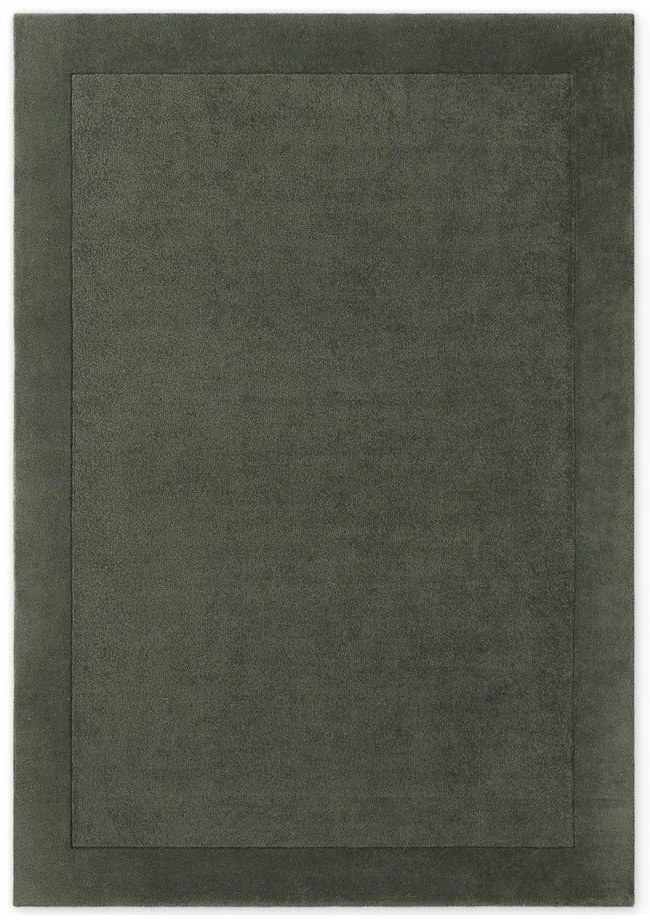 Tappeto verde scuro in misto lana tessuto a mano 200x300 cm Kari – Villeroy&amp;Boch