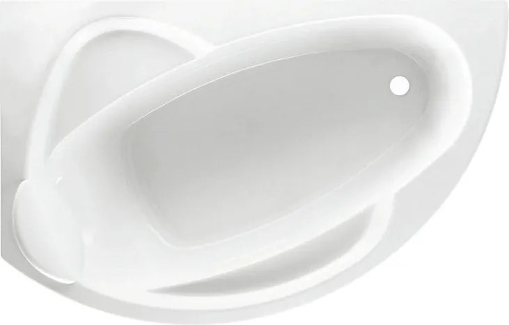 Vasca guscio SAMOA bianco 150 x 85 cm senza telaio con schienale sx