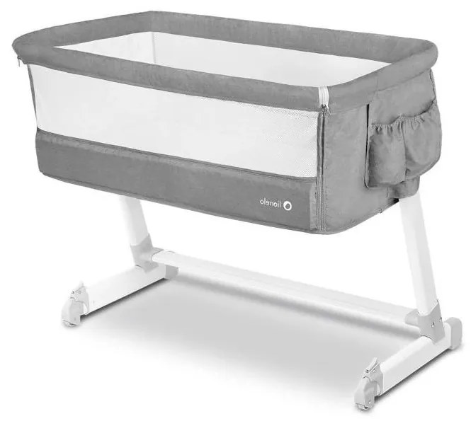 Lionelo - Lettino da viaggio THEO Concrete