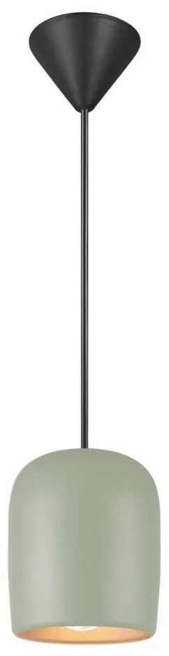 Nordlux - Lampadario a sospensione con filo NOTTI 1xE27/25W/230V verde