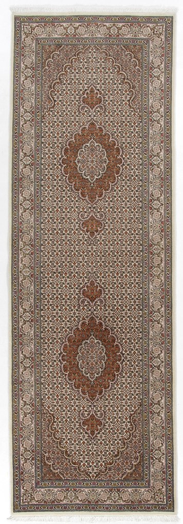 Tabriz Tappeto persiano 80x250 (Iran) Annodato A Mano
