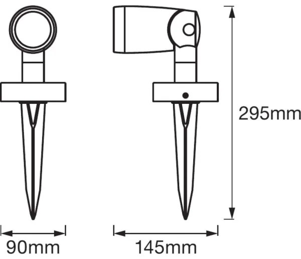 Ledvance - Lampada LED RGB da esterno SMART+ SPOT LED/4.5W/230V IP65 Wi-Fi
