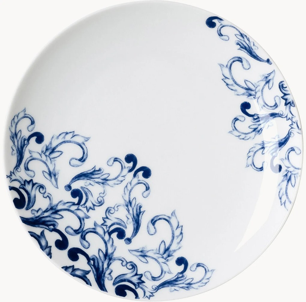Set di 6 piatti da colazione in porcellana True Blue