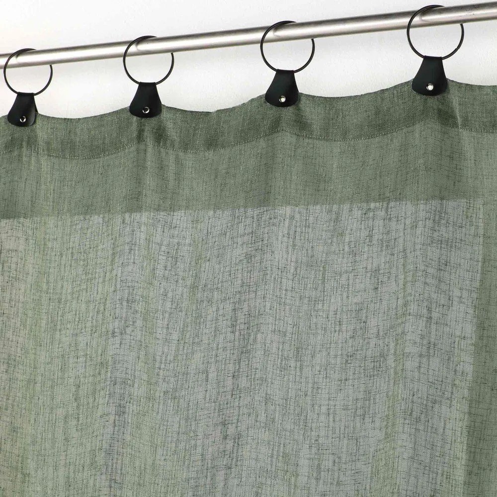 Tenda in voile kaki 140x240 cm Linka - douceur d'intérieur