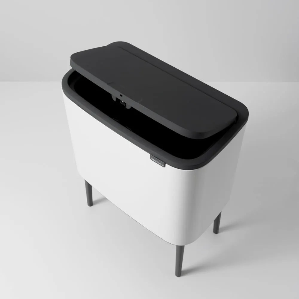 Cestino per la spazzatura in acciaio bianco touch 36 l Bo Touch Bin – Brabantia
