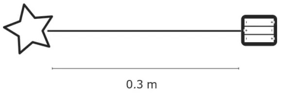 Decorazione natalizia da interno IP20 STAR 30xLED/3W/4,5V