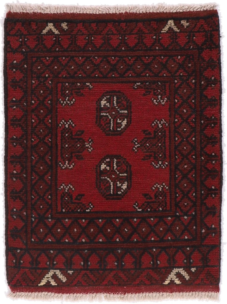 Afghan Tappeto 50 x 60 (Afghanistan) Annodato A Mano