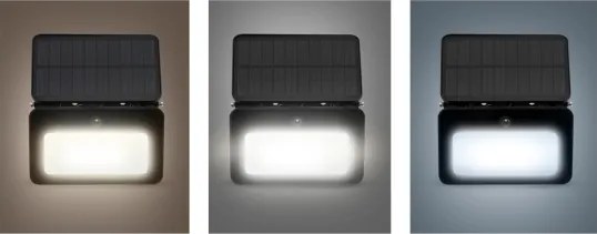 Solight WL913-LED Faretto solare dimmerabile LED 6W 2200mAh IP65 sensore