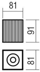 Redo 01-3408 - Faretto DELPHI 1xGU10/7W/230V, finitura dorata