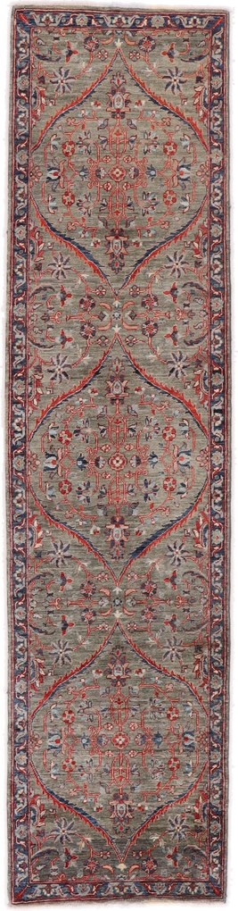 Samarkand Tappeto 310x80 (Afghanistan) Annodato A Mano