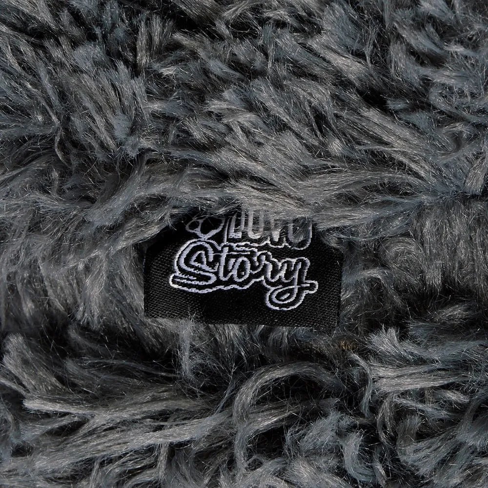 Letto per cani grigio scuro ø 95 cm - Love Story
