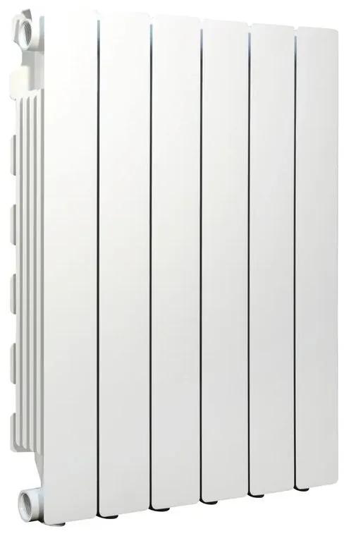 Radiatore acqua calda PRODIGE Modern in alluminio, 6 elementi interasse 60 cm, bianco