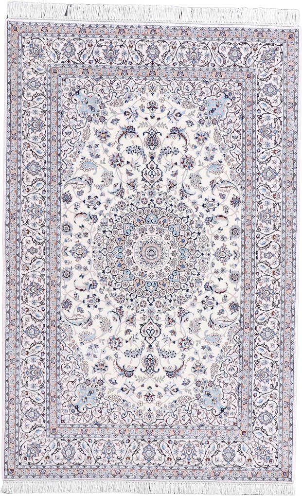 Nain Tappeto 130 x 200 (Iran) Annodato A Mano