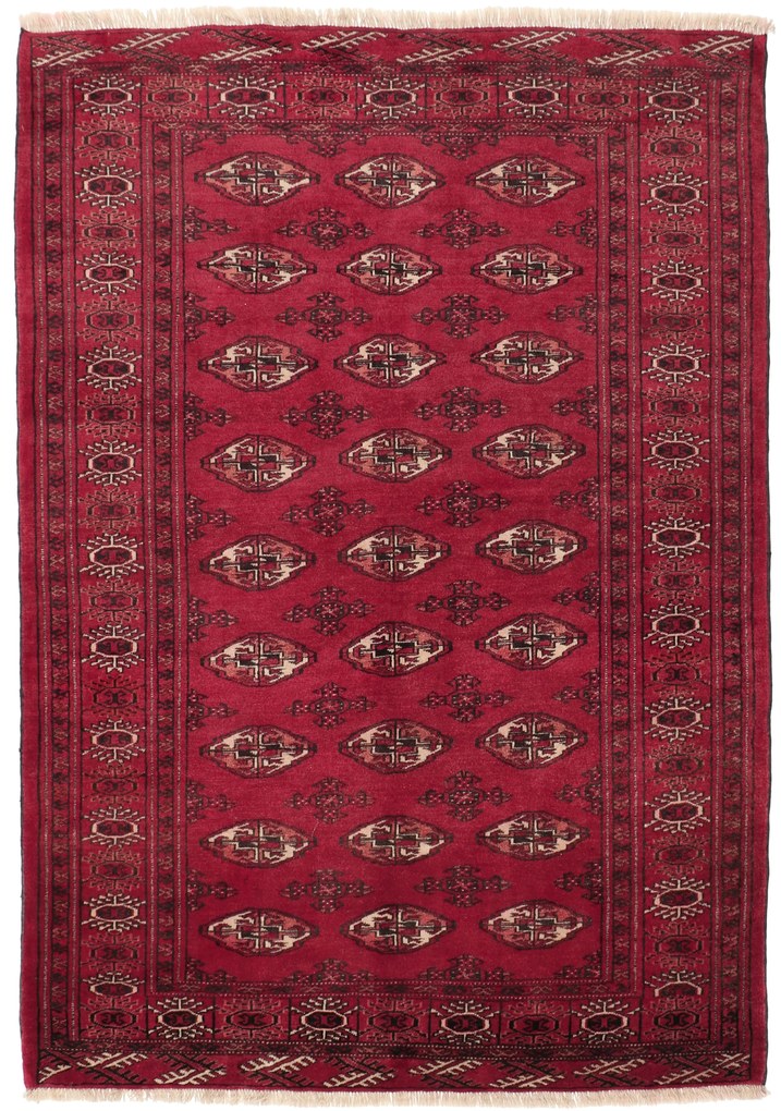 Turkmen Tappeto 130 x 180 (Iran) Annodato A Mano
