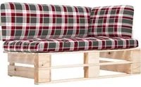 Divano Angolare da Giardino su Pallet Legno di Pino Impregnato cod mxl 54956