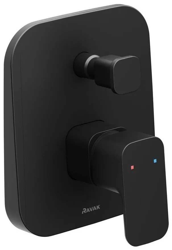 Ravak X070156 - Miscelatore doccia da incasso FREE nero