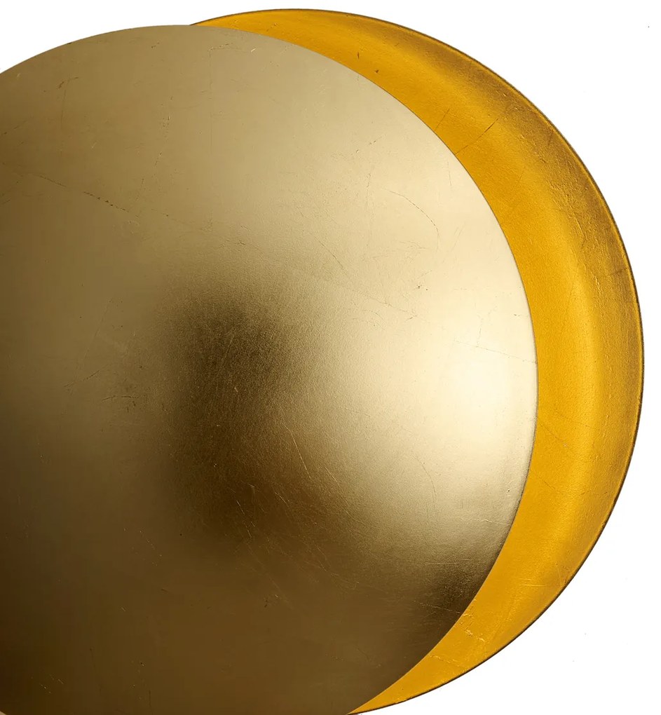 Lampada da parete moderna oro 34,5 cm 2 luci - Sunrise