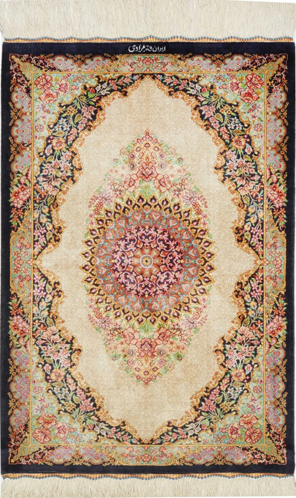 Ghom Tappeto persiano 90x60 (Iran) Annodato A Mano