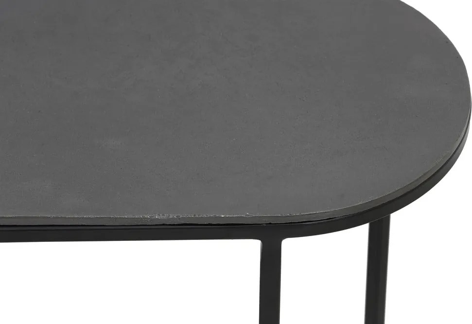 Set di 2 tavolini in metallo 26x53 cm Bocov - Light &amp; Living