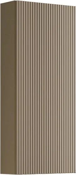 Pensile Opera 1 anta reversibile laccato opaco nocciola L30 H80 P17 cm