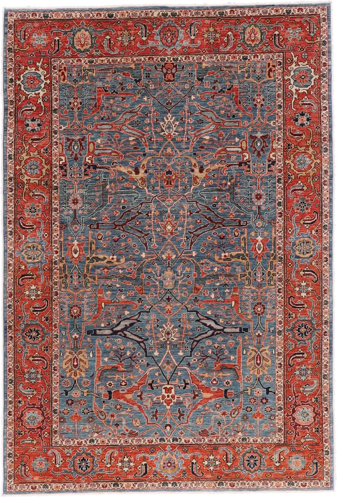 Heriz Tappeto orientale 270x190 (Pakistan) Annodato A Mano
