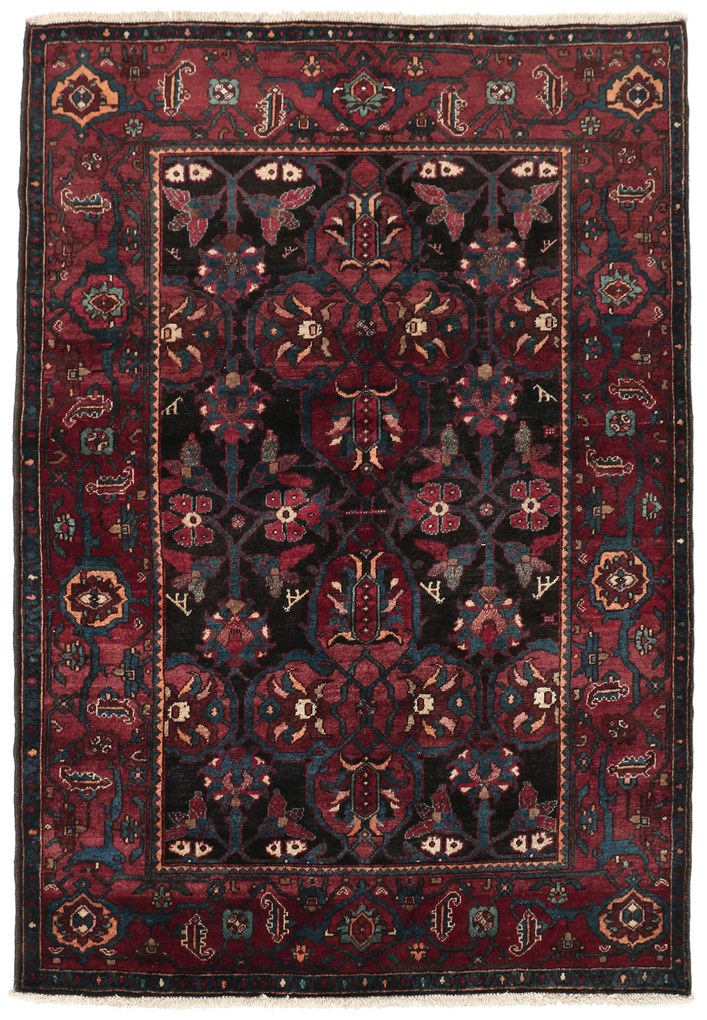 Bidjar Tappeto 140 x 200 (Iran) Annodato A Mano