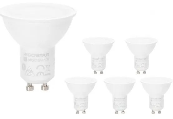 Set da 6 lampadine LED RGBW dimmerabili MESH GU10/6,5W/230V 2700-6500K - Aigostar