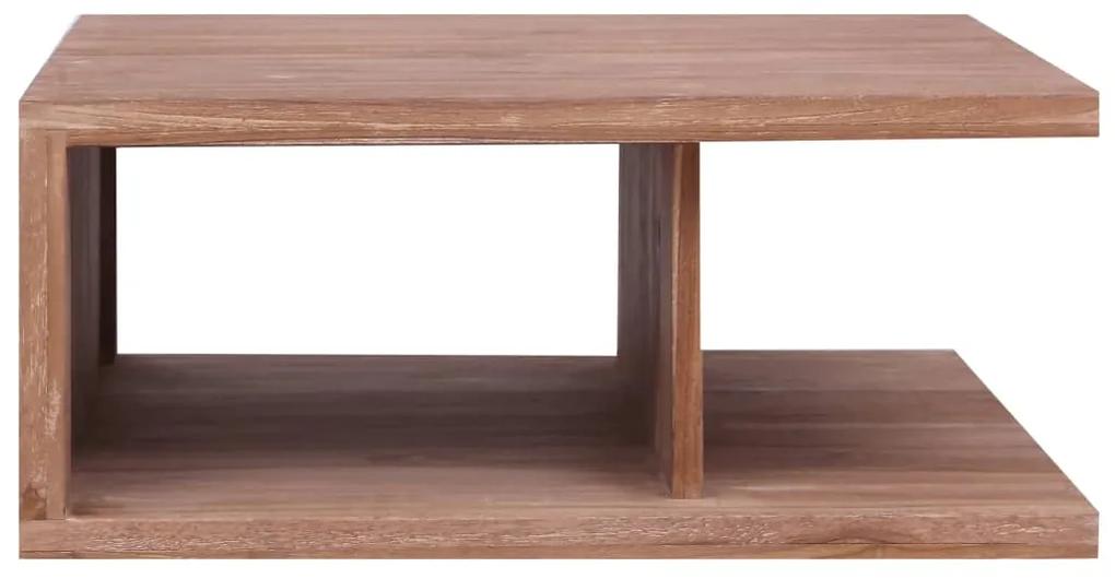 Tavolino da caffè 70x70x30 cm in legno massello di teak