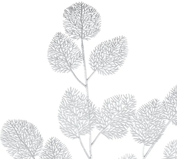 Eglo 428344 - Fiore artificiale MIADOL 87,5 cm argento