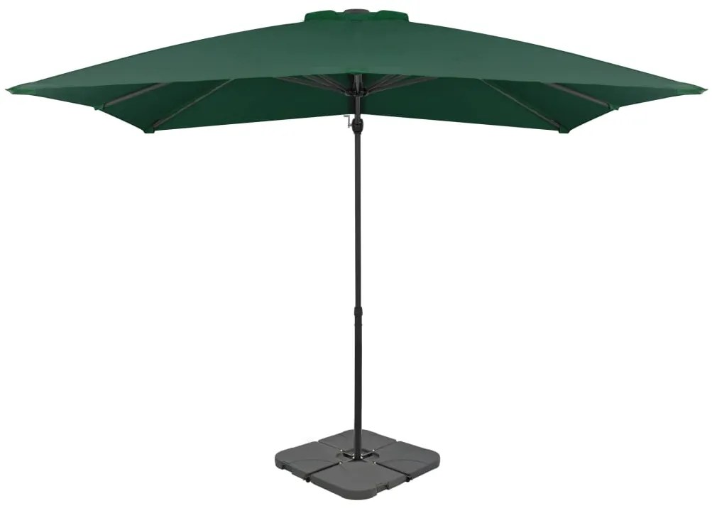 Ombrellone Da Giardino Con Base Portatile Antracite /
