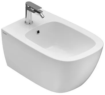 Globo Genesis Bidet Sospeso con fissaggi in ceramica Bianco lucido