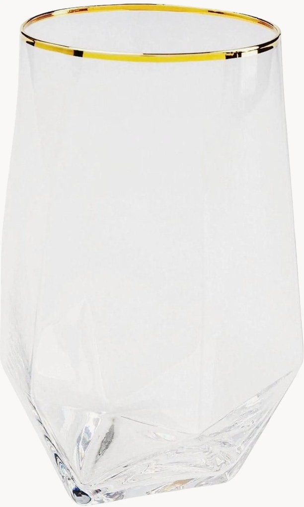 Set di 4 bicchieri fatti a mano Diamond