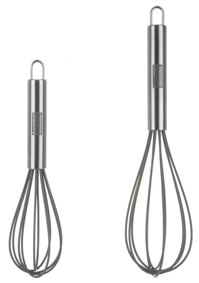 Set 2 fruste in silicone con manico in acciaio