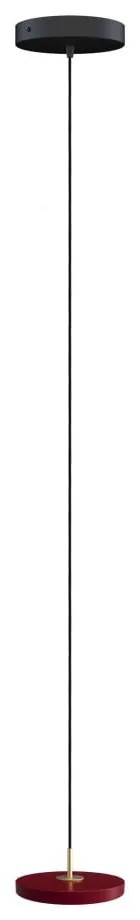 Lampada a sospensione a LED rossa con paralume in metallo ø 15 cm Asteria Micro - UMAGE