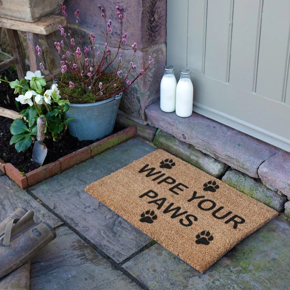 Zerbino in cocco 40x60 cm Wipe Your Paws - Artsy Doormats