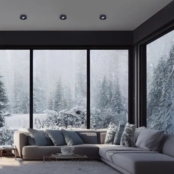 Faretto da incasso NUSA 1xGU5,3/MR16/50W/12V arrotondato nero