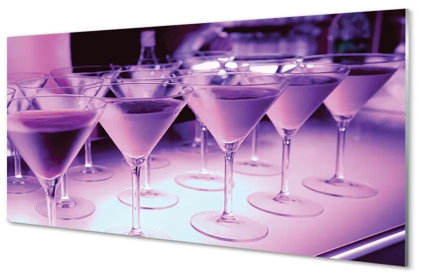 Quadro acrilico Cocktail in occhiali 100x50 cm