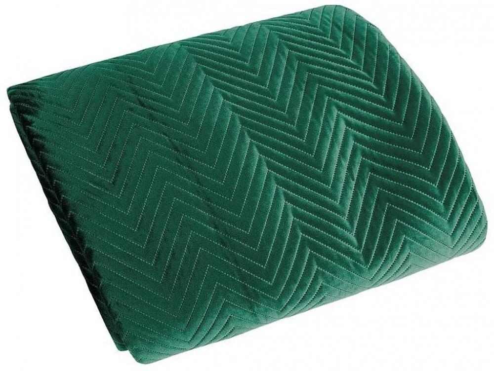 Copriletto atraente in colore verde Larghezza: 230 cm | Lunghezza: 260cm