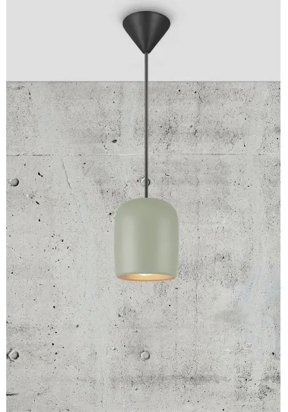 Nordlux - Lampadario a sospensione con filo NOTTI 1xE27/25W/230V verde