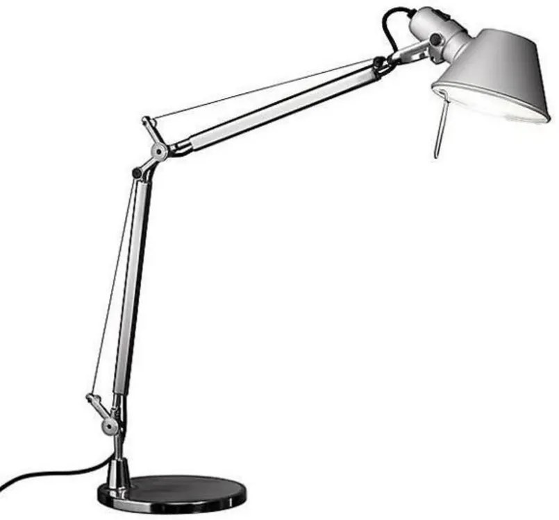 Tolomeo Lampada da Tavolo Opaco Alu con Alu Base - Artemide