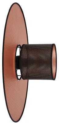 Duolla - Applique TOKYO SHINY 1xE27/15W/230V diametro 50 cm rame/nero