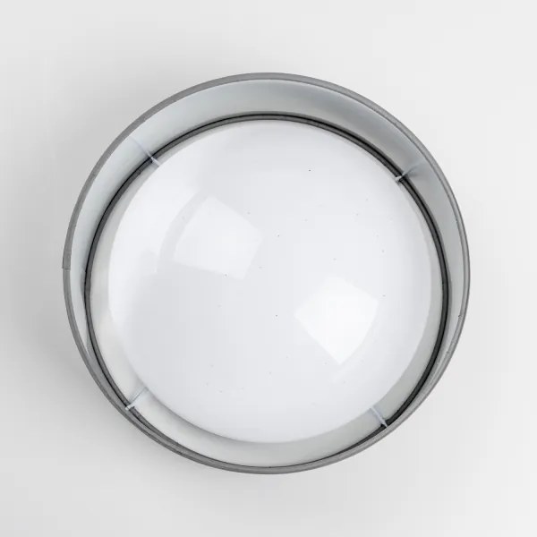 Plafoniera LED/12W/230V Ø 32 cm grigio/argento