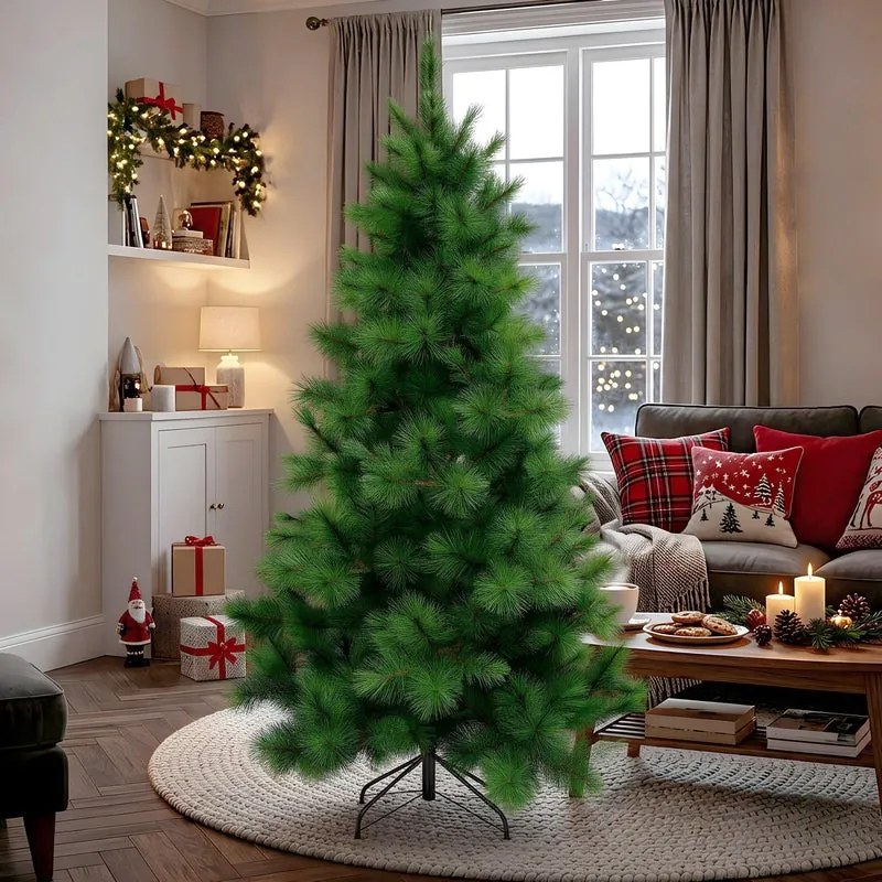 Albero di Natale artificiale Marittimo verde H 210 cm x ø 125 cm