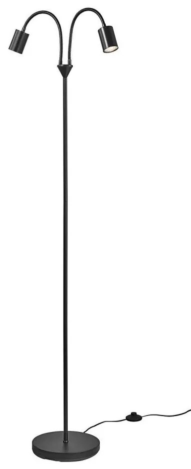 Nordlux - Lampada con piedistallo EXPLORE 2xGU10/7W/230V nero