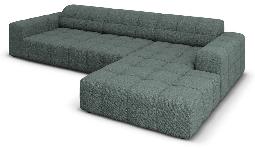 Divano angolare turchese (angolo destro) Chicago - Cosmopolitan Design