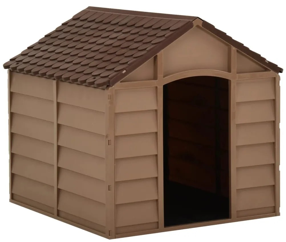 Cuccia Per Cani Marrone 71x71,5x68 Cm İn Pp /