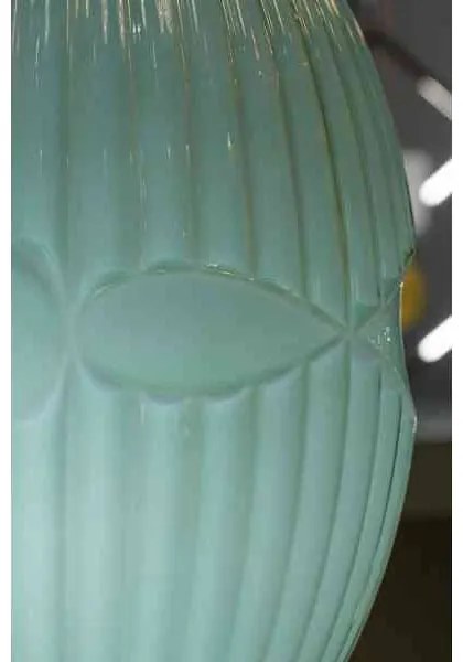 Klausen 111031 - Lampadario a sospensione con filo ELLIPTIC 1xE27/11W/230V verde