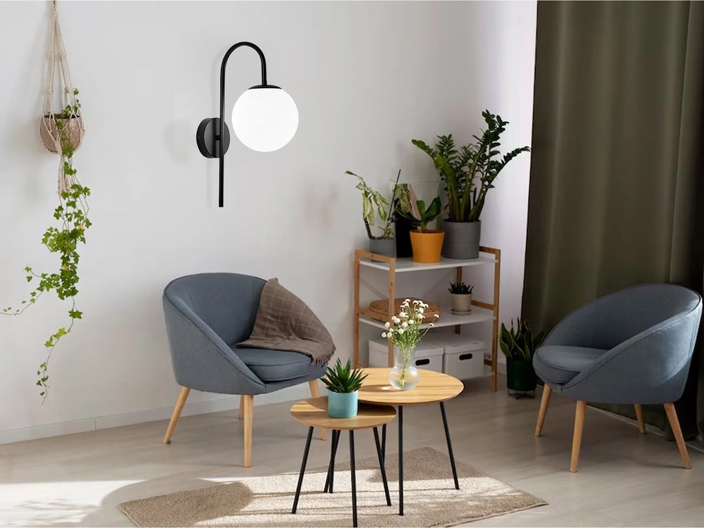 Lampada da parete G090-1W BLACK