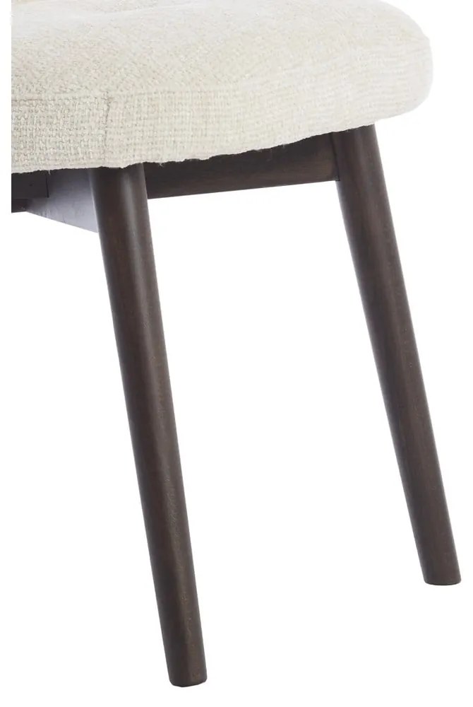 Set di sedie da pranzo color crema in imbottito 2 pz Sinosa – Light &amp; Living